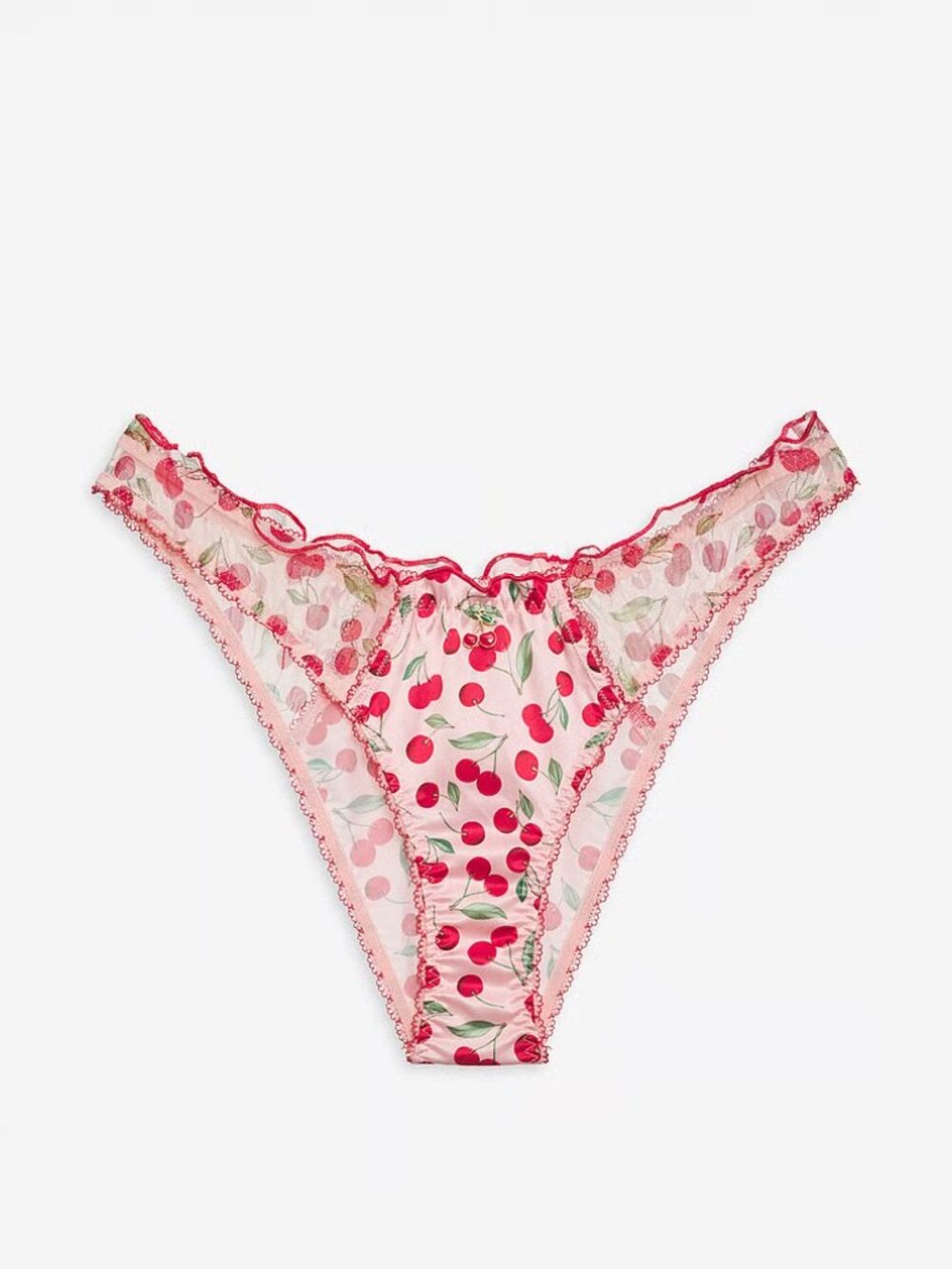 FOR LOVE & LEMONS Perrie Bikini Panty | Red Cherry | XS | NWT